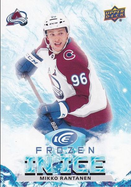insert karta MIKKO RANTANEN 21-22 UD Ice Frozen in Ice číslo FI-11